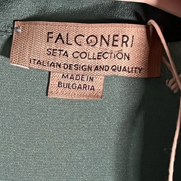 100% FALCONERI Silk Blouse - Picture 9 of 9